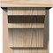 Ekena Millwork Monterey Smooth Corbel w/Backplate, Douglas Fir, 7 1/2"W x 8"D x 8"H COR08X08X08MON01SDF - alternate 4